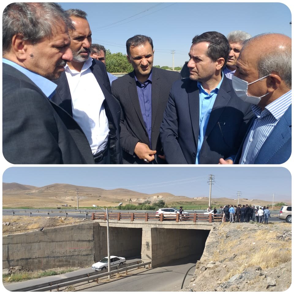 رئیس کمیسیون عمران مجلس از پروژههای حوزه راه الیگودرز بازدید کرد