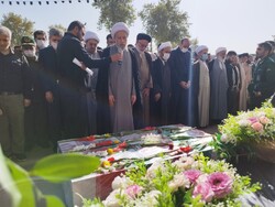 مراسم تشییع پیکر پاک شهدای امنیت در شیراز برگزار شد