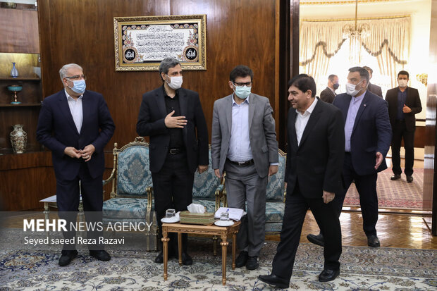 Iran VP meeting with Aide to Russian President
