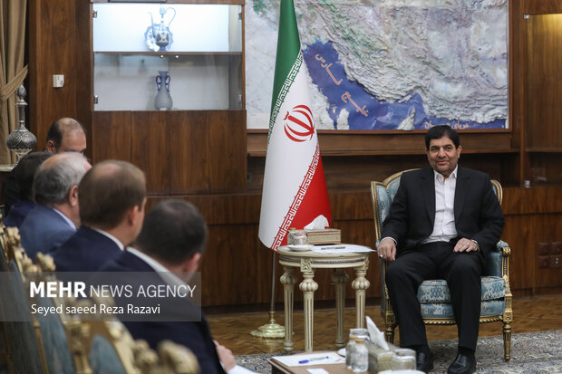 Iran VP meeting with Aide to Russian President
