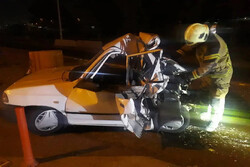 تصادف در جاده خوزستان به چهارمحال و بختیاری ۵ مصدوم داشت