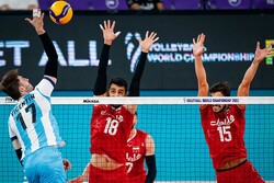 Iran edge Argentina in five-set match in FIVB World C'ship