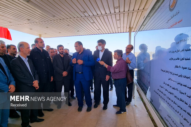 افتتاح دو پروه آبرسانی در غرب تهران با حضور وزیر نیرو