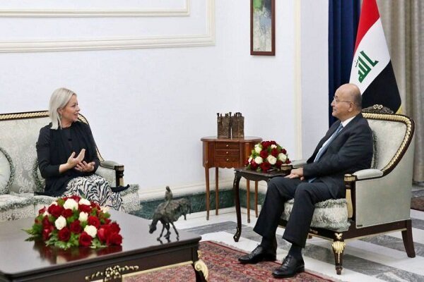 رایزنی پلاسخارت با رئیس جمهور عراق