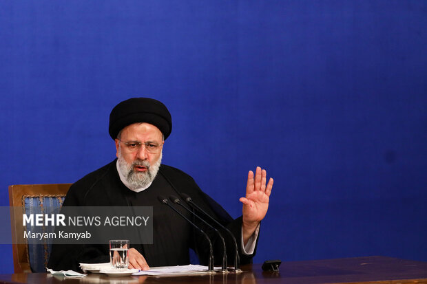 President Raeisi press conference
