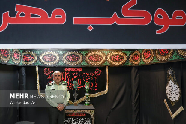  سردار حسین رحیمی فرمانده انتظامی تهران بزرگ در خبرگزاری مهر حضور دارد