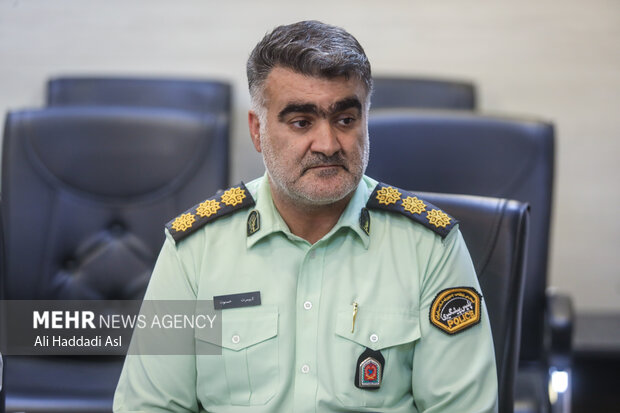 Tehran Police Chief visits MNA HQ