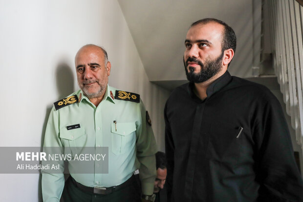 Tehran Police Chief visits MNA HQ