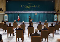 Leader meeting with President, cabinet members