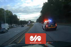 فیلم تعقیب و گریز پلیس با سارق خودرو در فلوریدا