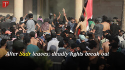 After Sadr leaves, deadly fights break out