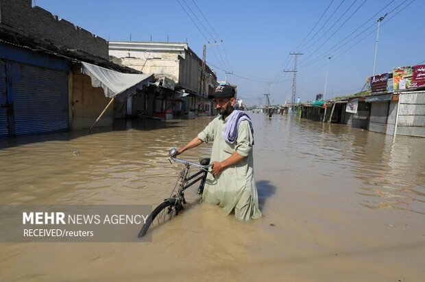 تعداد قربانیان باران‌های موسمی در پاکستان به ۱۱۶۲ نفر رسید