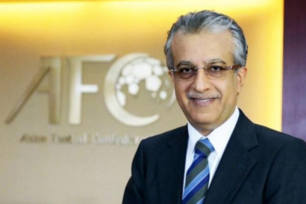 رئیس کنفدراسیون فوتبال آسیا به نایب رئیسش تبریک گفت!