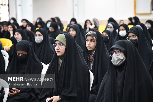 تجمع دختران سوگوار امام مهربانی در بجنورد برگزار می‌شود