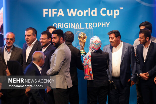 مراسم رونمایی از کاپ جام جهانی در تهران 15