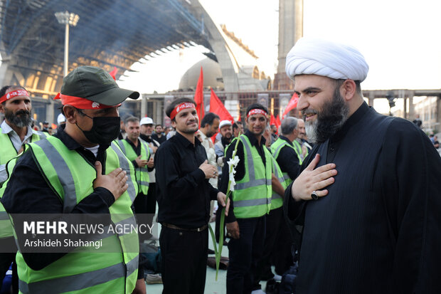 See-off ceremony of Arbaeen pilgrims held in Tehran