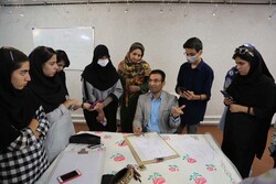کارگاه مبانی نقاشی ایرانی در شهرکرد برگزار شد
