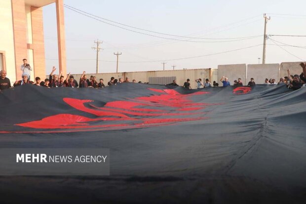 آغاز رسمی خدمات رسانی در مرز شلمچه / پرچم عزا به اهتزاز درآمد
