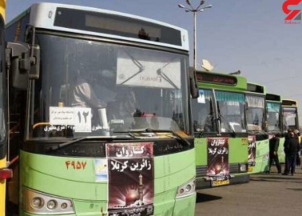 کنترل ویژه ناوگان اتوبوس حامل زائران اربعین حسینی (ع) در لرستان