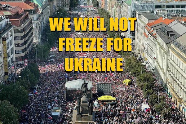 نمی‌خواهیم به خاطر اوکراین یخ بزنیم و از گرسنگی بمیریم+ فیلم 