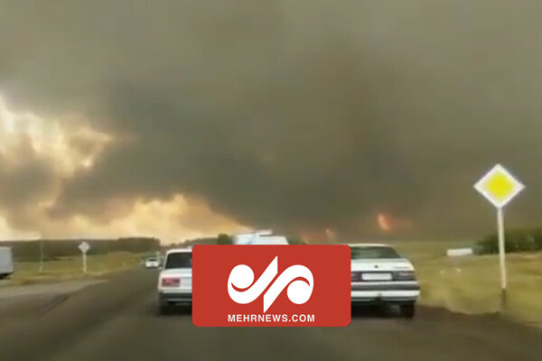 VIDEO: Massive fire engulfs Kazakhstan forests