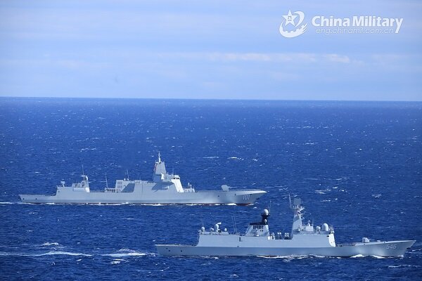 دومین رزمایش دریایی روسیه و چین برگزار می‌شود