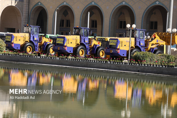 Unveiling ceremony of 1st phase of urban transport fleet