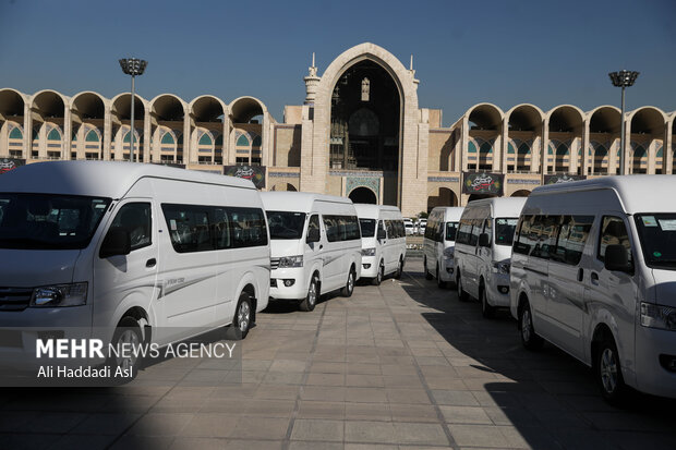 Unveiling ceremony of 1st phase of urban transport fleet