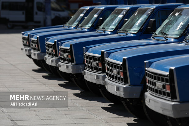 Unveiling ceremony of 1st phase of urban transport fleet