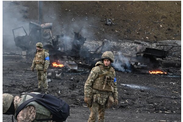 اوکراین: شهر سولیدار زیر آتش حملات سنگین روسیه است