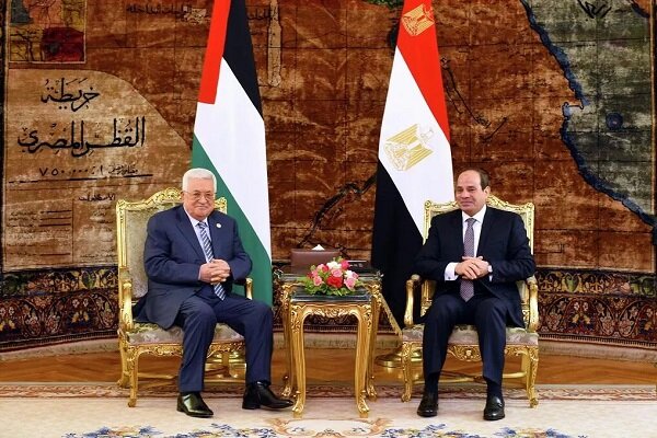 رایزنی السیسی با رئیس تشکیلات خودگردان فلسطین در قاهره