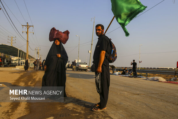 آغاز خدمت به زوار در خوزستان/شورحسینی در شلمچه و چذابه موج میزند