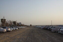 ظرفیت پارکینگ مرز تمرچین به ۱۰ هزار دستگاه خودرو رسید