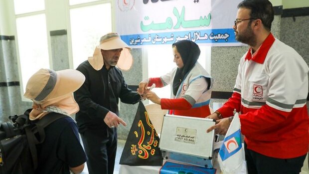 خدمات درمانی هلال‌احمر در عراق رایگان است.  ارائه بیش از ۲ هزار خدمت درمانی به زائران اربعین