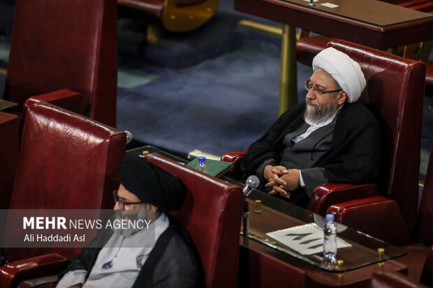 حجت الاسلام صادق آملی لاریجانی در اختتامیه دهمین اجلاسیه مجلس خبرگان رهبری