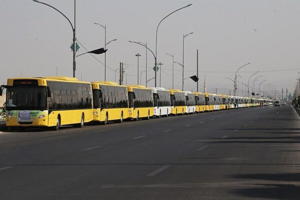 ۱۲۰ دستگاه اتوبوس برای بازگشت زائران به مرز مهران اعزام شد