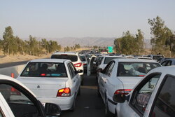 ترافیک سنیگن در آزادراه قزوین-کرج