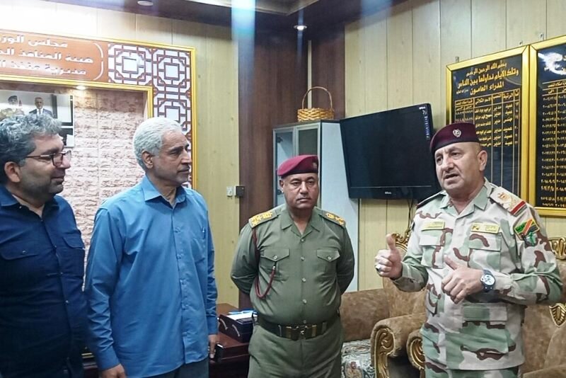 دیدار استاندار خوزستان با مسئولان عراقی در پایانه مرزی شیب عراق