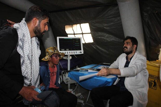 ارائه خدمات پزشکی به هزار و ۹۰۰ نفر از زائران اربعین حسینی (ع)