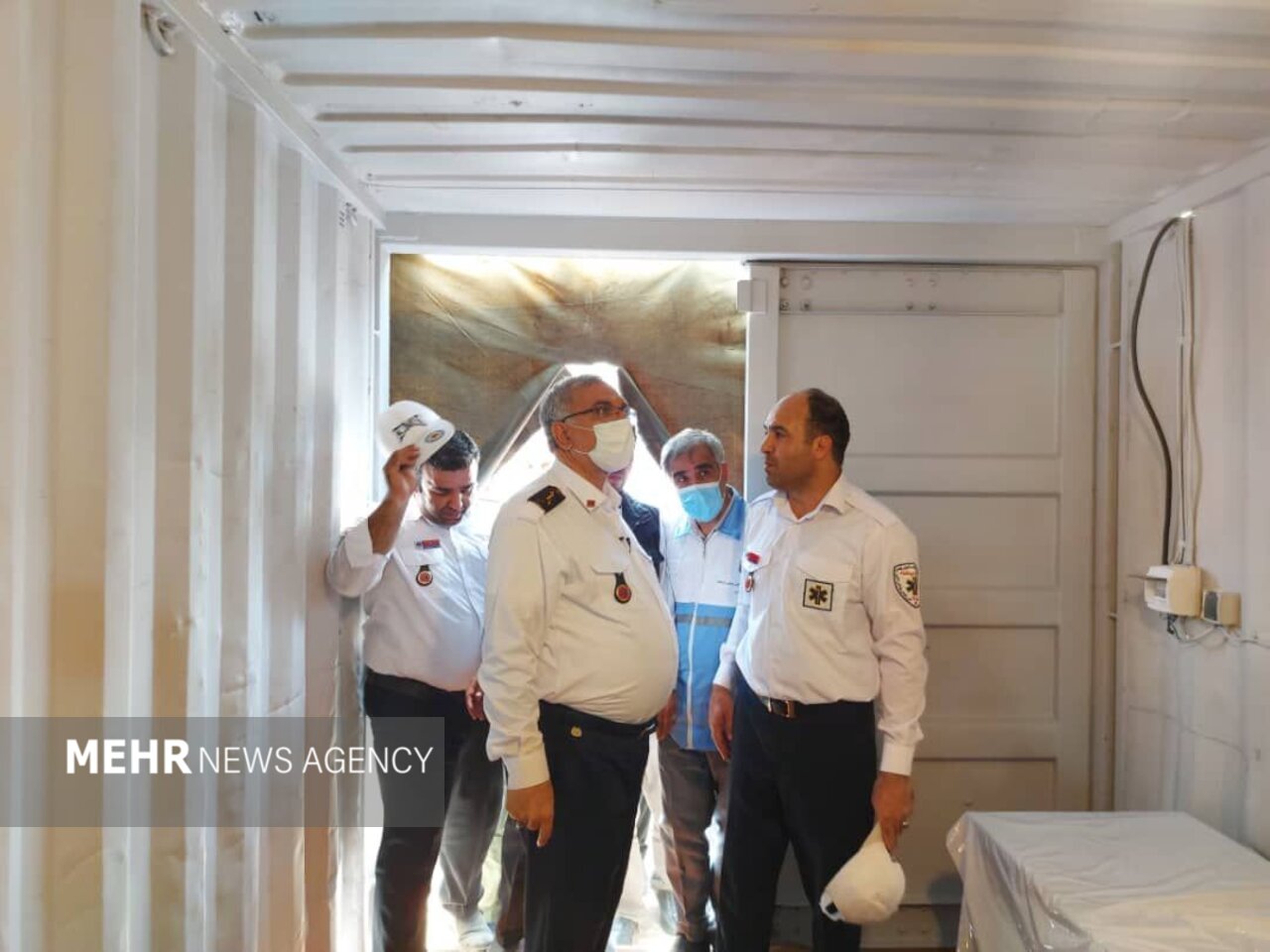 حضور وزیر بهداشت در پایانه بین المللی خسروی