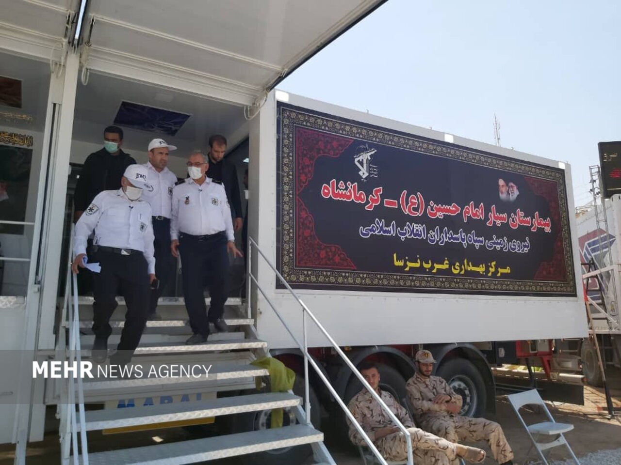 حضور وزیر بهداشت در پایانه بین المللی خسروی