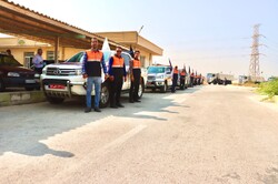 اعزام کاروان موتوری راهداری بوشهر به مرز مهران