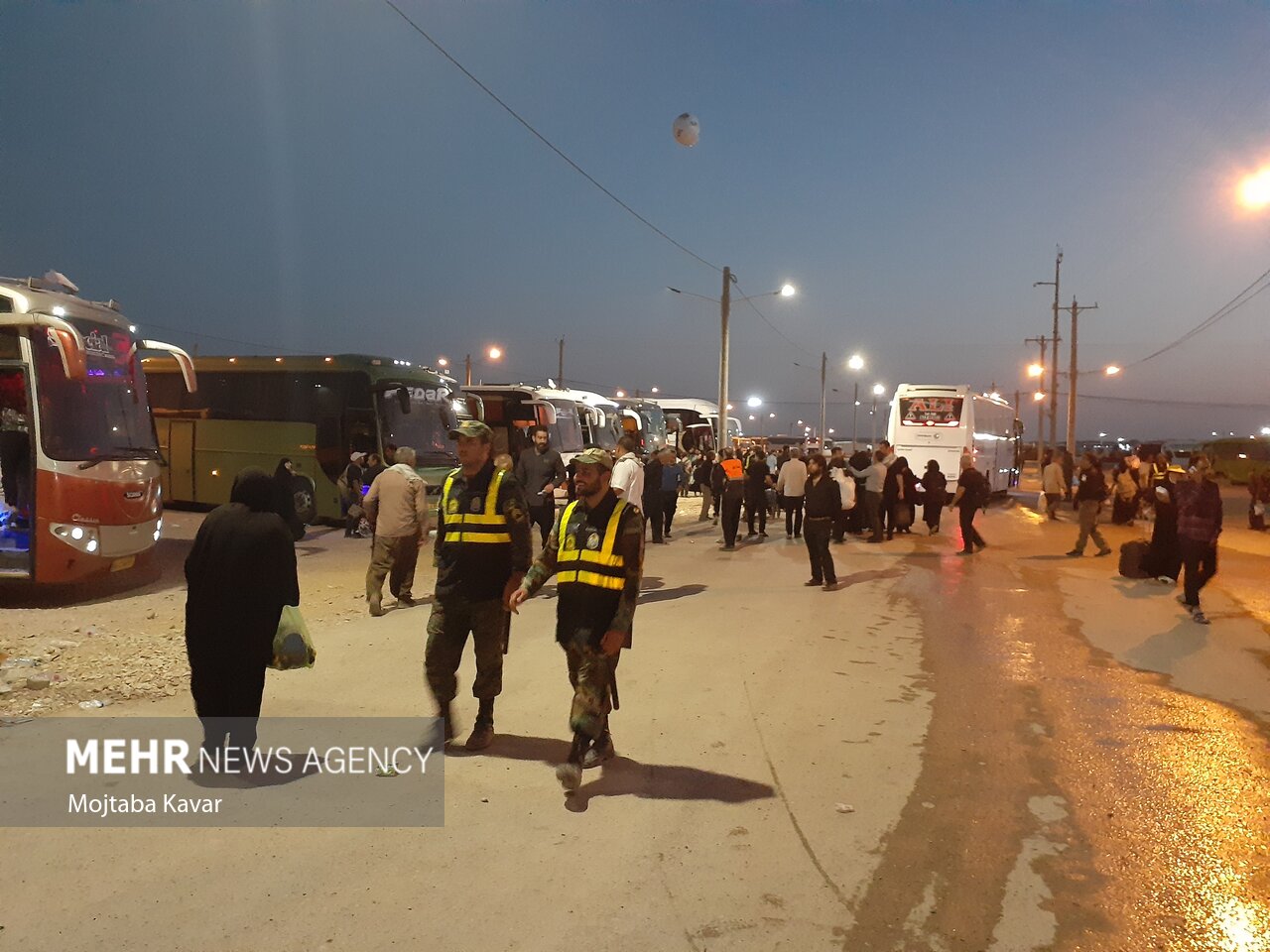 وضعیت تردد در مرز مهران؛ شامگاه جمعه