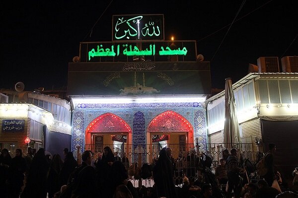 طنین‌انداز شدن ندای «سلام یامهدی» در مسجد سهله + فیلم