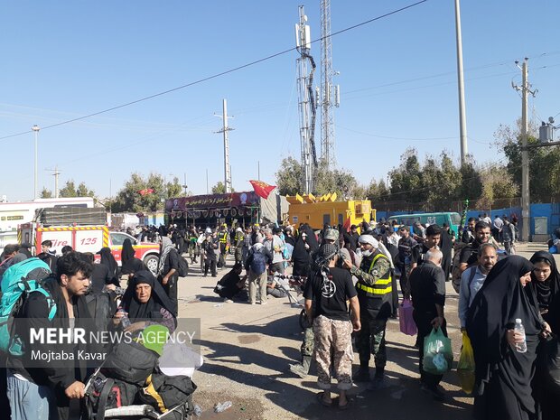 وضعیت بازگشت زوار از مرز مهران