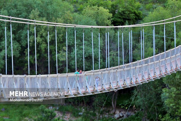 Meshkin Shahr suspension bridge