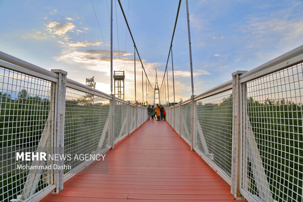 Meshkin Shahr suspension bridge