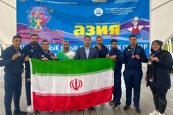 عنوان سومی تیم ملی سومو ایران در پیکارهای آسیایی قرقیزستان