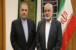 Iranian envoy, Hamas chief discuss regional issues in Moscow