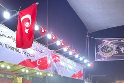 Irak'ta Türk vatandaşlara ait Erbain çadırından görüntüler